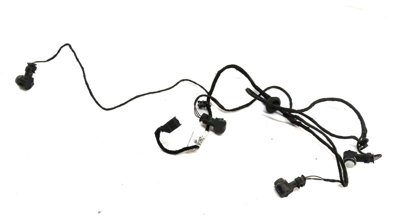 2013 AUDI A6 C7 REAR PARK ASSIST PDC SENSOR SET4 (GLACIER WHITE) & WIRE HARNESS