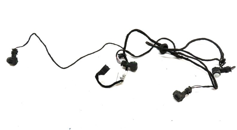 Thumbnail 2: 2013 AUDI A6 C7 REAR PARK ASSIST PDC SENSOR SET4 (GLACIER WHITE) & WIRE HARNESS