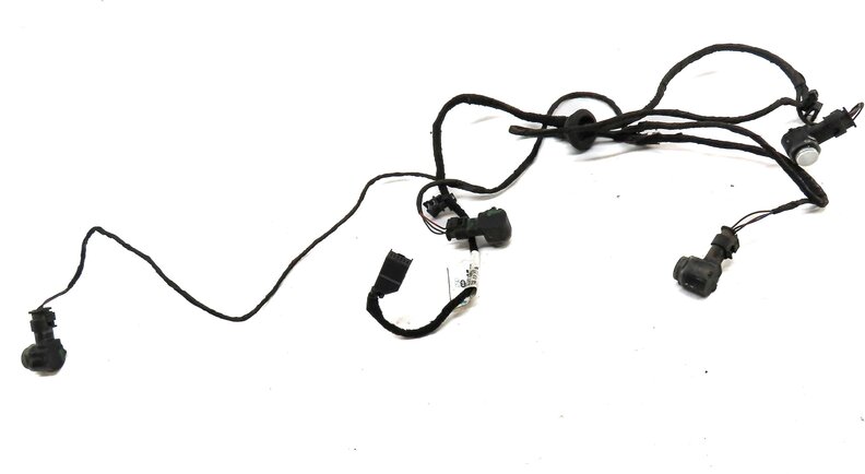 Thumbnail 3: 2013 AUDI A6 C7 REAR PARK ASSIST PDC SENSOR SET4 (GLACIER WHITE) & WIRE HARNESS