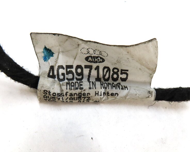 Thumbnail 4: 2013 AUDI A6 C7 REAR PARK ASSIST PDC SENSOR SET4 (GLACIER WHITE) & WIRE HARNESS