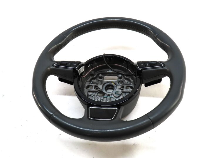 Thumbnail 2: 12-15 AUDI A6 A7 S6 S7 RS7 (C7 4G8) 3 SPOKE STEERING WHEEL w/ SWITCHES PADDLES