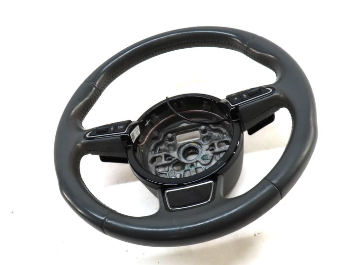 Thumbnail 3: 12-15 AUDI A6 A7 S6 S7 RS7 (C7 4G8) 3 SPOKE STEERING WHEEL w/ SWITCHES PADDLES
