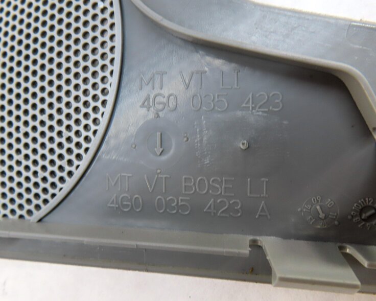 Thumbnail 11: 2013 AUDI A6 (C7) FRONT REAR LEFT RIGHT BOSE SPEAKER COVER GRILLE SET 6 (GREY)