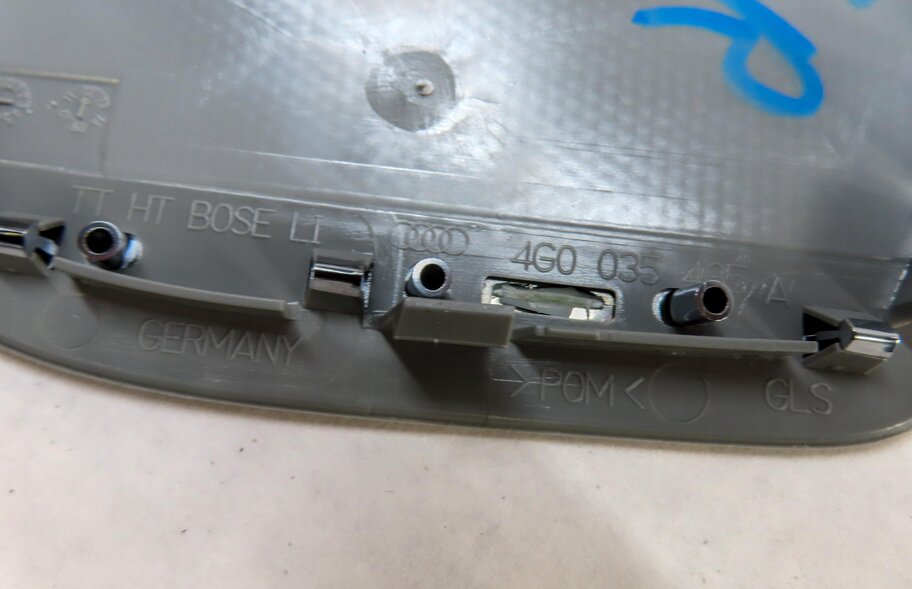Thumbnail 12: 2013 AUDI A6 (C7) FRONT REAR LEFT RIGHT BOSE SPEAKER COVER GRILLE SET 6 (GREY)