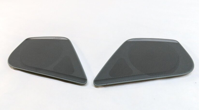 Thumbnail 4: 2013 AUDI A6 (C7) FRONT REAR LEFT RIGHT BOSE SPEAKER COVER GRILLE SET 6 (GREY)