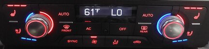 Thumbnail 2: 2012-2017 AUDI A6 S6 A7 S7 (C7 4G8) FRONT HEATER A/C TEMPERATURE CONTROL PANEL