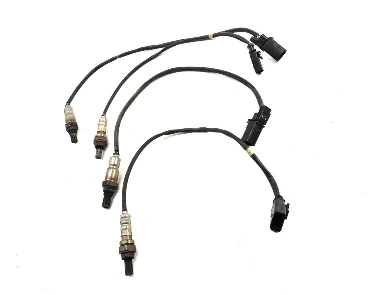 Thumbnail 3: 2013 AUDI A6 (C7) 3.0L SUPER CTUA ENGINE PRE & POST CAT O2 OXYGEN SENSOR SET 4