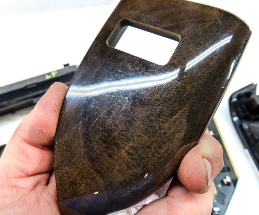 Thumbnail 7: 2014 LAND RANGE ROVER (L405) FRONT REAR SHADOW VENEER WALNUT WOOD TRIM SET 13