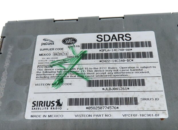 Thumbnail 4: 13-19 DISCOVERY SPORT LR4 RANGE ROVER SPORT EVOQUE - SIRIUS SATELLITE RECEIVER