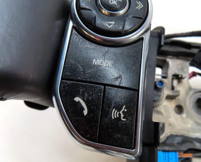 Thumbnail 9: 13-21 DISCOVERY RANGE ROVER (L405 L462) HEATED STEERING WHEEL w/ PADDLES (BLACK)