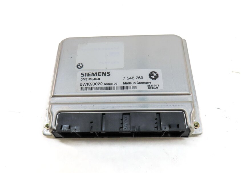 Thumbnail 4: 03-05 BMW Z4 (E85) 2.5L M54 ENGINE ECM DME IMMOBILIZER CONTROL MODULE KEY SET