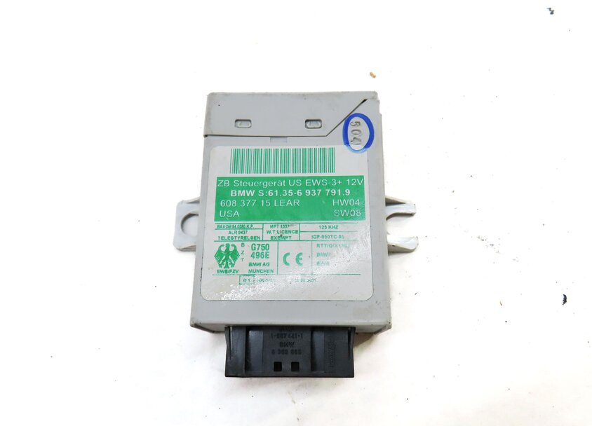 Thumbnail 8: 03-05 BMW Z4 (E85) 2.5L M54 ENGINE ECM DME IMMOBILIZER CONTROL MODULE KEY SET