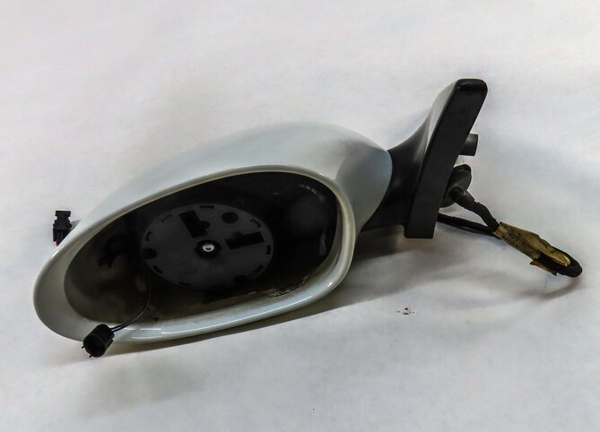 Thumbnail 3: 03-08 BMW Z4 E85 LEFT DRIVER HEATED AUTODIM DOOR MIRROR ALPINE WHITE (NO GLASS)