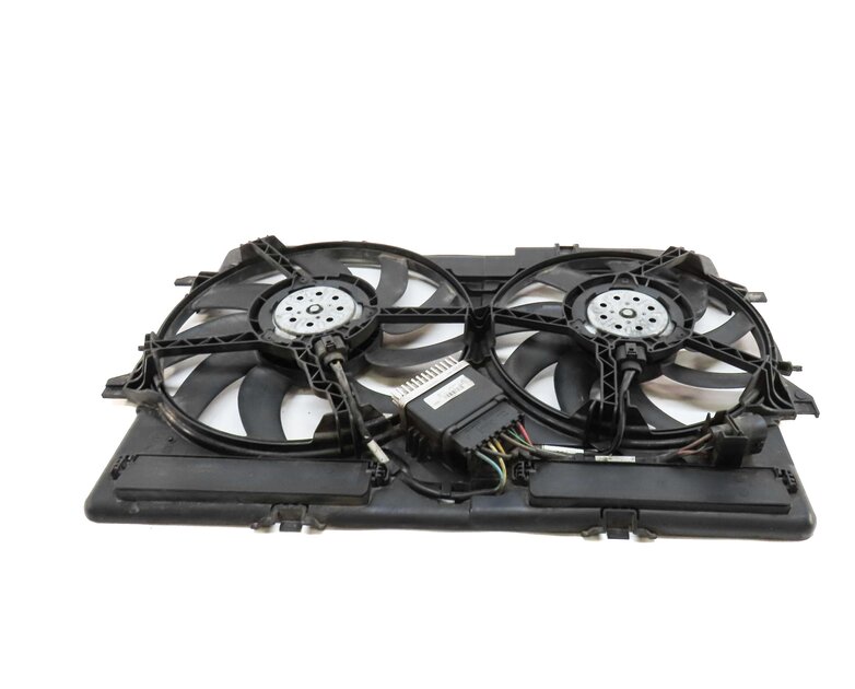 Thumbnail 5: 09-17 AUDI A4 A5 Q5 S4 (B8 8T 8R) 2.0L 3.0L 3.2L RADIATOR COOLING FAN w/ SHROUD