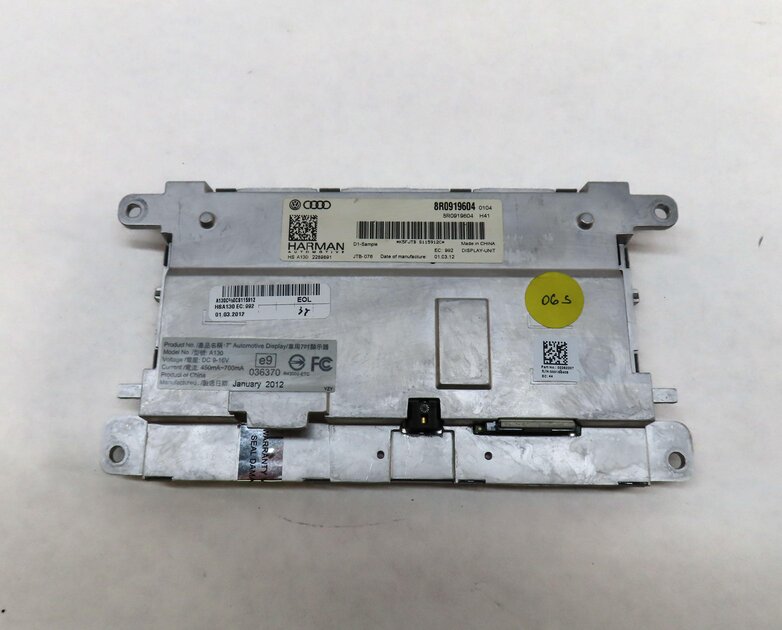 Thumbnail 7: 10-17 AUDI A4 S4 A5 Q5 Q7 (B8 8K 8T 8R 4L) GPS NAVIGATION MEDIA DISPLAY SCREEN