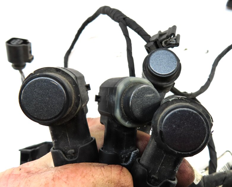 Thumbnail 5: 2012 AUDI Q5 (B8 8R) REAR PARK ASSIST PDC SENSOR SET4 (GREY) & WIRE HARNESS