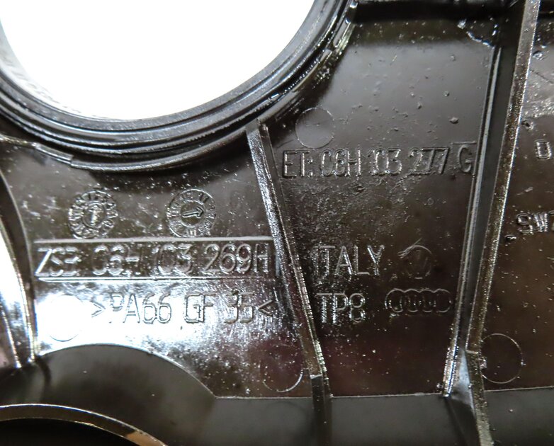 Thumbnail 6: 08-17 AUDI A3 A4 A5 A6 Q3 Q5 TT (B8 8P 8K 8T 8R C7 MK2) 2.0T UPPER TIMING COVER
