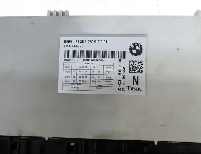 Thumbnail 4: 10-17 BMW 5 6 7 SERIES (F01 F06 F10) FRONT RIGHT PASSENGER COMFORT SEAT MODULE