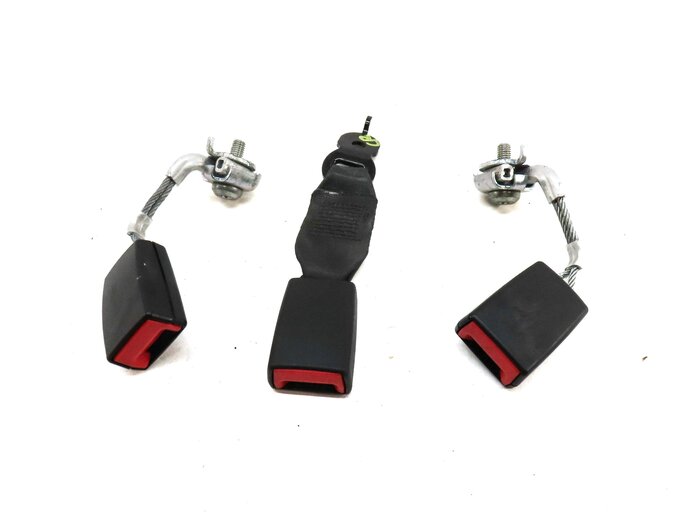 Thumbnail 2: 2013 BMW 535i (F10) REAR LEFT RIGHT & CENTER SEATBELT BUCKLE RECEIVER SET 3
