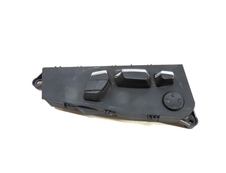 Thumbnail 4: 2013 BMW 535i (F10) FRONT LEFT DRIVER SEAT ADJUST SWITCH w/ LUMBAR (BLACK)