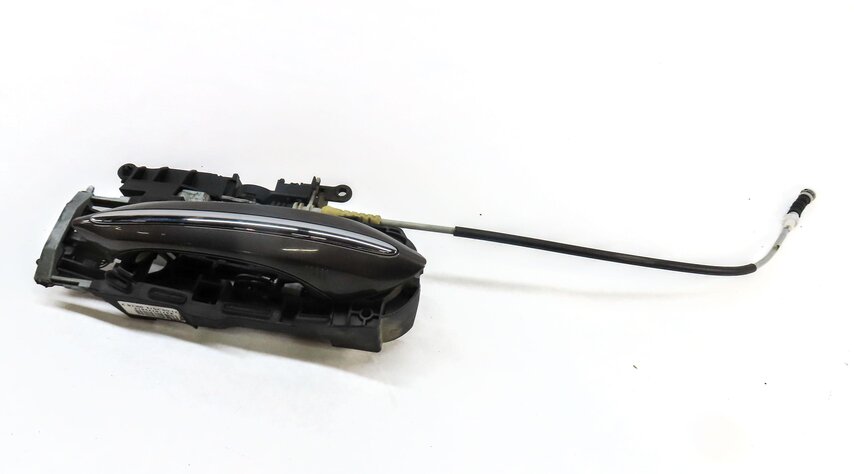 09-19 BMW 5 6 7 SERIES (F01 F07 F10 F12) RIGHT FRONT COMFORT DOOR HANDLE HAVANNA