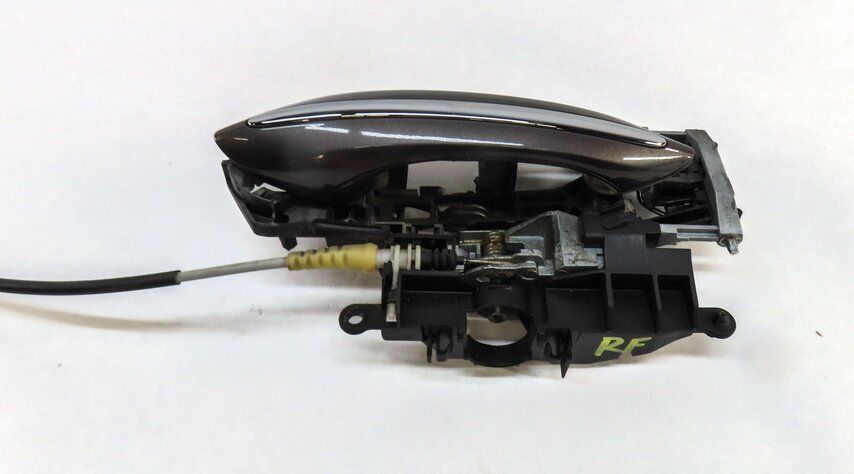 Thumbnail 4: 09-19 BMW 5 6 7 SERIES (F01 F07 F10 F12) RIGHT FRONT COMFORT DOOR HANDLE HAVANNA