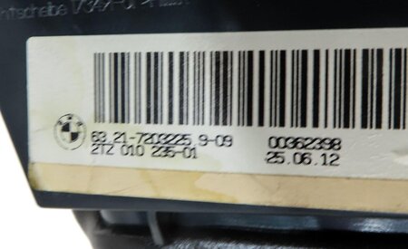 Thumbnail 6: 2011-2013 BMW 528i 535i 550i M5 (F10) LEFT REAR INNER TRUNK TAILLIGHT LIGHT LAMP
