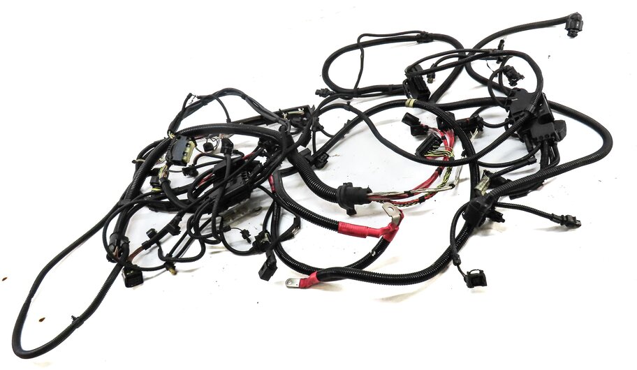Thumbnail 2: 2013 BMW 535i (F10) 3.0L N55 TURBO ENGINE WIRE WIRING HARNESS 12537598008