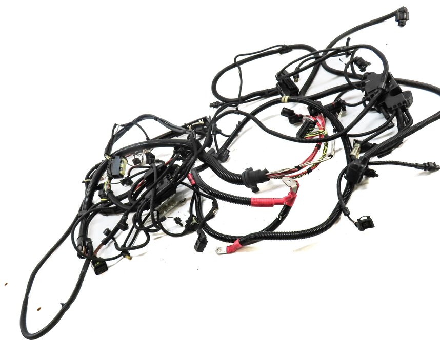 Thumbnail 3: 2013 BMW 535i (F10) 3.0L N55 TURBO ENGINE WIRE WIRING HARNESS 12537598008