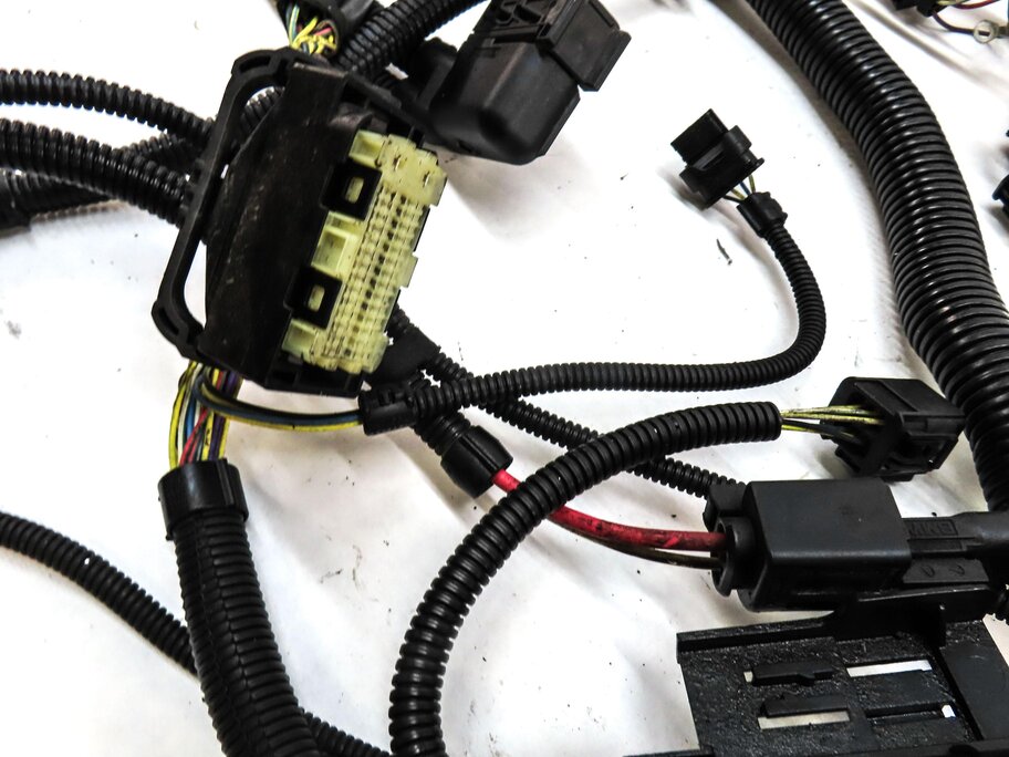 Thumbnail 7: 2013 BMW 535i (F10) 3.0L N55 TURBO ENGINE WIRE WIRING HARNESS 12537598008