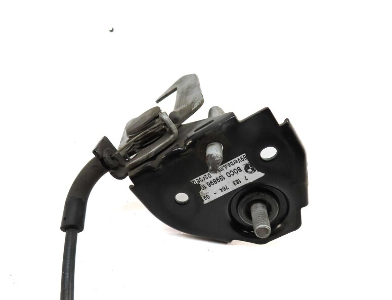 Thumbnail 6: 2013 BMW 535i F10 HOOD LEFT & RIGHT SAFETY CATCH HOOK SET2 CABLE & RELEASE LEVER