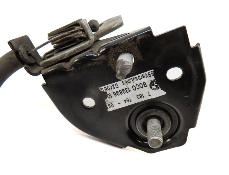 Thumbnail 7: 2013 BMW 535i F10 HOOD LEFT & RIGHT SAFETY CATCH HOOK SET2 CABLE & RELEASE LEVER