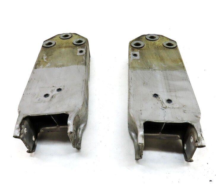 Thumbnail 2: 11-16 BMW 5 M5 F10 FRONT BUMPER LEFT & RIGHT REINFORCEMENT BAR BRACKET SET/2