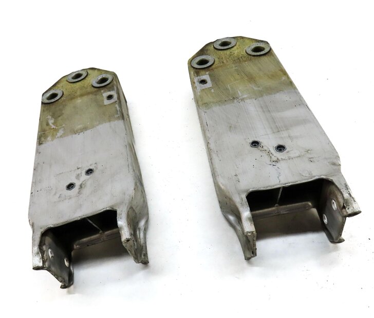 Thumbnail 3: 11-16 BMW 5 M5 F10 FRONT BUMPER LEFT & RIGHT REINFORCEMENT BAR BRACKET SET/2