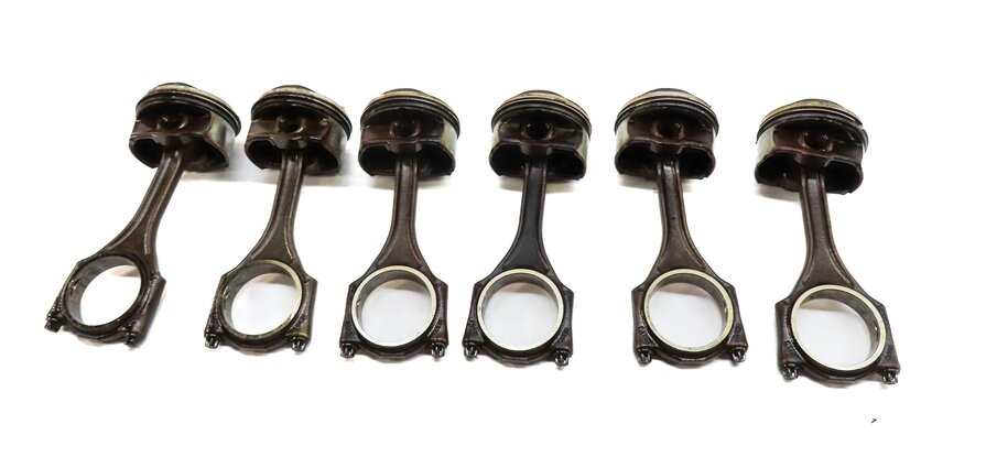 Thumbnail 5: 2008-2012 AUDI A4 A5 A6 Q5 (B8 8K 8R C7) 3.2L CONNECTING ROD & PISTON SET 6