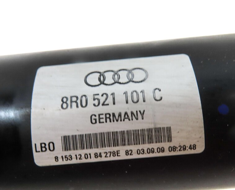 Thumbnail 5: 2009-2012 AUDI Q5 (8R) 6 SPEED AUTO REAR DRIVESHAFT DRIVELINE DRIVE LINE SHAFT