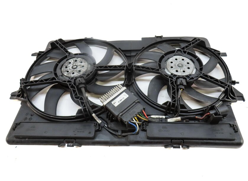 Thumbnail 5: 09-17 AUDI A4 A5 Q5 S4 (B8 8T 8R) 2.0L 3.0L 3.2L RADIATOR COOLING FAN w/ SHROUD