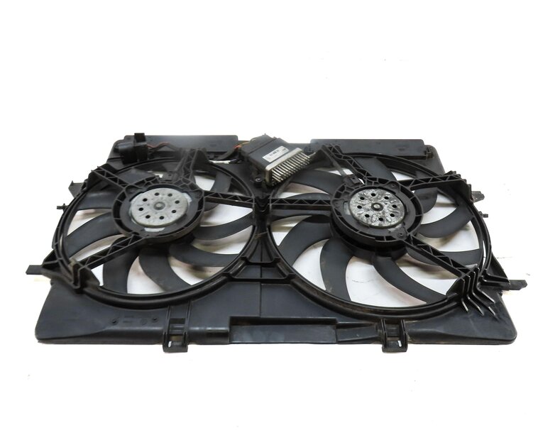 Thumbnail 6: 09-17 AUDI A4 A5 Q5 S4 (B8 8T 8R) 2.0L 3.0L 3.2L RADIATOR COOLING FAN w/ SHROUD