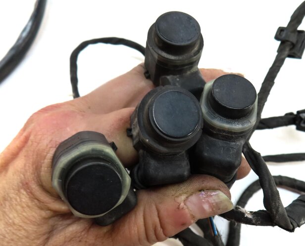 Thumbnail 5: 2010 AUDI Q5 (B8 8R) REAR PARK ASSIST PDC SENSOR SET4 (BLACK) & WIRE HARNESS