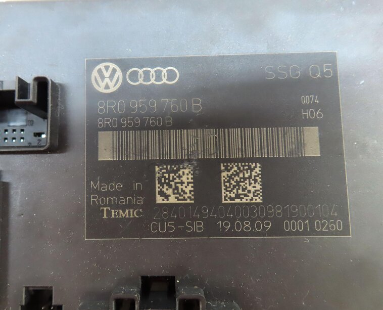 Thumbnail 4: 2009-2017 AUDI Q5 (8R) LEFT FRONT DRIVER MEMORY SEAT CONTROL MODULE COMPUTER