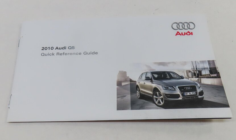 Thumbnail 4: 2010 AUDI Q5 (B8 8R) OWNERS MANUAL BOOKLET SET 4 w/ CARRYING CASE (BLACK)