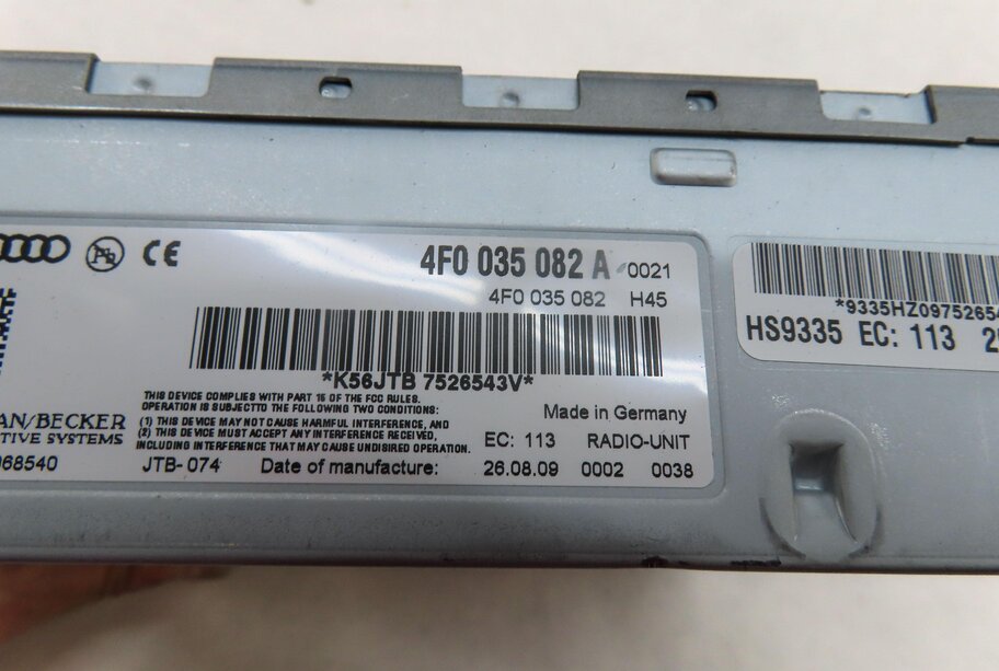 Thumbnail 5: 2009-2017 AUDI A4 A5 Q3 Q5 Q7 S5 S6 (B8 C6 8K 8T 8R 8U 4L) RADIO RECEIVER MODULE