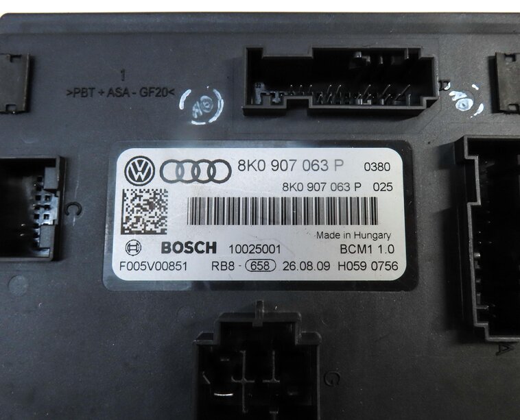 Thumbnail 12: 2010 AUDI Q5 (B8 8R) 3.2L CALB ENGINE ECM BCM GATEWAY IMMOBILIZER MODULE KEY SET