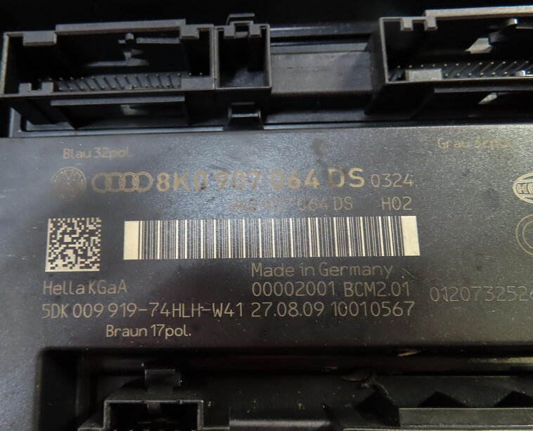 Thumbnail 14: 2010 AUDI Q5 (B8 8R) 3.2L CALB ENGINE ECM BCM GATEWAY IMMOBILIZER MODULE KEY SET