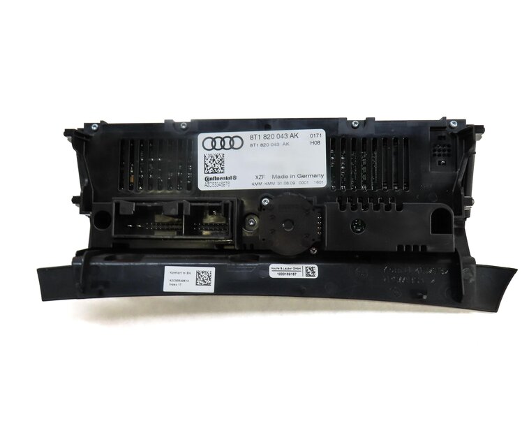 Thumbnail 6: 08-13 A4 S4 A5 S5 Q5 B8 8K 8T FRONT HEATER A/C TEMPERATURE CLIMATE CONTROL PANEL