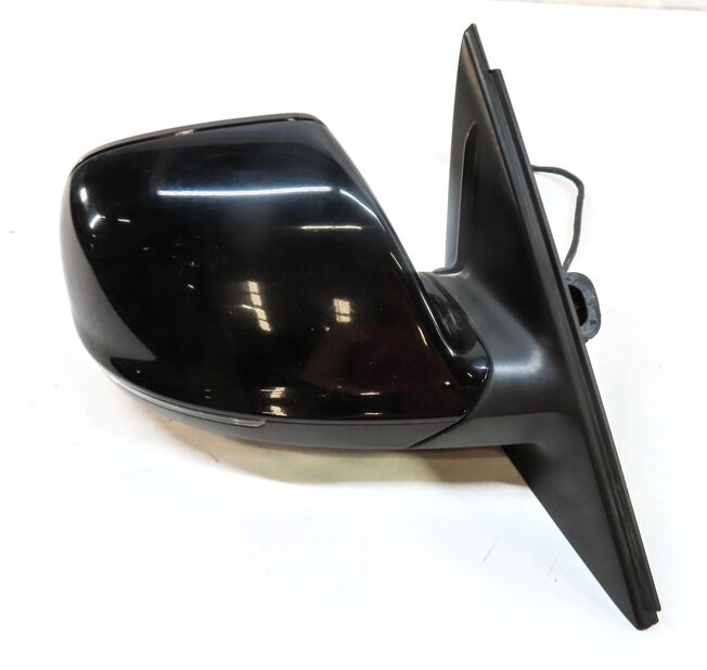 Thumbnail 6: 09-14 AUDI Q5 B8 8R RIGHT PFOLD HEAT MEM AUTODIM BLIND SPOT DOOR MIRROR (BLACK)