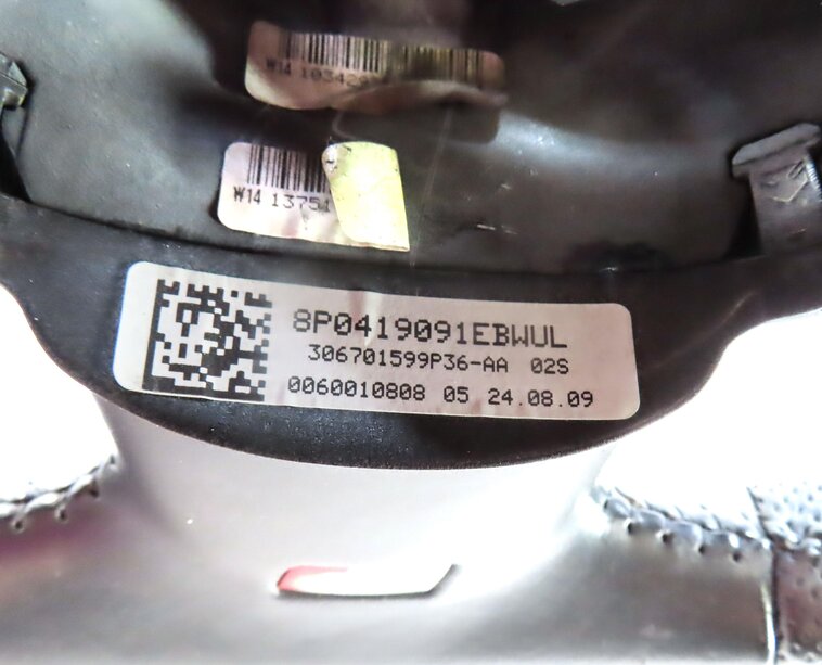 Thumbnail 6: 09-12 AUDI Q5 (B8 8R) 3 SPOKE S-LINE STEERING WHEEL w/ SWITCHES & PADDLES BLACK