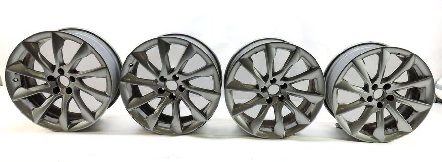 2013-2014 AUDI A5 (B8 8T) 18x8.5 - 10 SPOKE ALUMINUM ALLOY WHEEL RIM SET4 SILVER