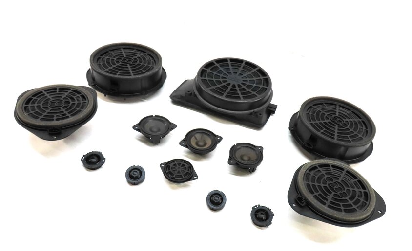 2014 AUDI A5 COUPE (B8 8T) WOOFER MIDRANGE TWEETER BANG & OLUFSEN SPEAKER SET 13