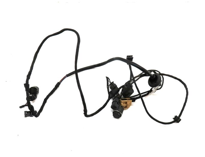 Thumbnail 2: 2014 AUDI A5 COUPE B8 8T REAR PARK ASSIST PDC SENSOR SET4 (BLACK) & WIRE HARNESS